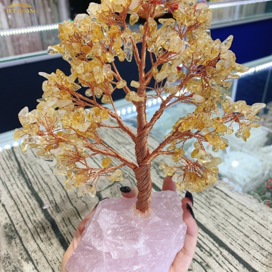 CÂY TÀI LỘC THẠCH ANH VÀNG