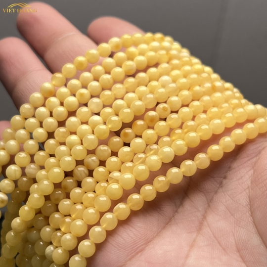 CHUỖI 108 MẬT LAP MÀU VÀNG CHANH